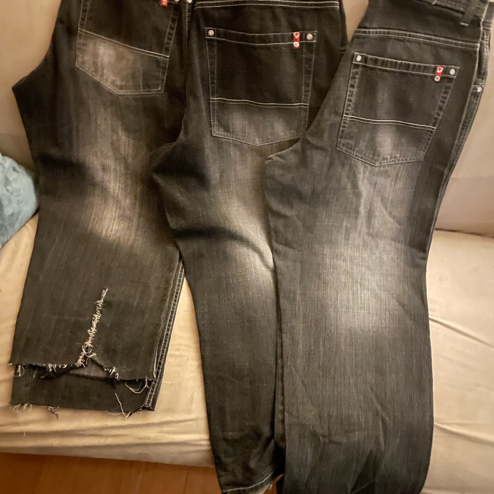 Men's Black Jeans Brand Southpole